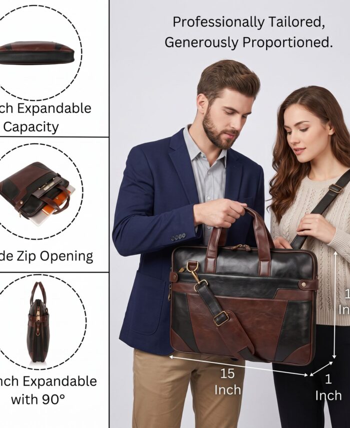 Laptop Leather Bag